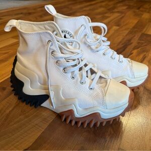 Converse Run Star Motion White High-Top Sneakers Chuck Taylor WOMANS 7